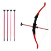 Set Arc cu 5 Săgeți Ventuză Roșu 63.5cm, Plastic, Tir cu Arcul, Jucărie Băieți +3 Ani