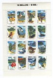Chile 1990 - Fauna si flora marina, animale, plante, minicoala neuzata
