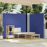 VidaXL Copertină laterală retractabilă, albastru, 160 x 600 cm