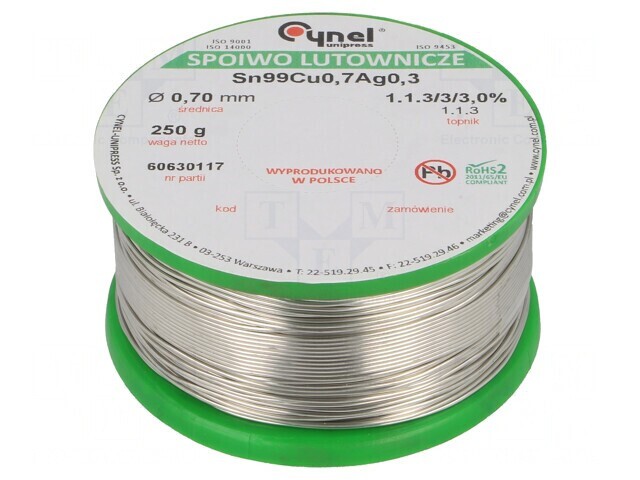 S&acirc;rmă de Lipit Fără Plumb 250g Bobină