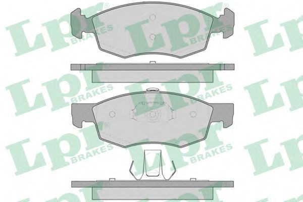 Set placute frana,frana disc FIAT ALBEA (178) (1996 - 2009) LPR 05P756