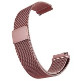 Cumpara ieftin Curea Milanese Loop, compatibila Huawei Watch GT 2 42mm, telescoape Quick Release, Pink Rose
