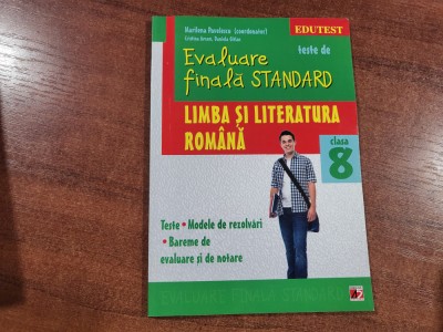 Teste de evaluare finala standard clasa a VIII a- Marinela Pavelescu,C.Avram foto