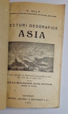 Virgil Hilt &ndash; Lecturi geografice: Asia (Bucureşti 1927) carte şcoală veche