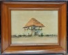 Cula - Acuarela pe Carton, 39.5x29 cm, Album Arta - Nesemnat