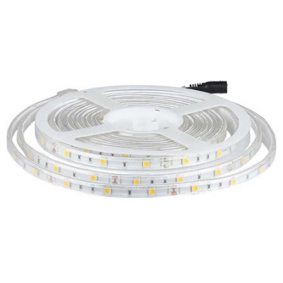 Banda LED SMD5050 RGB 30LED/m 70lm/m IP65 5M V-TAC foto