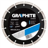 Disc diamantat segmentat pentru zidarie 180mm/22,2mm GRAPHITE 57H618 HardWork ToolsRange