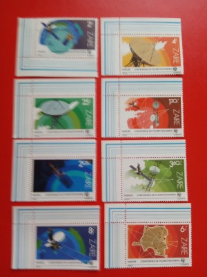 ZAIRE, SPACE - SERIE COMPLETĂ MNH foto
