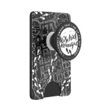 Portofel pentru telefon - PopSockets PopWallet - Mischief Managed Marauder&#039;s Map
