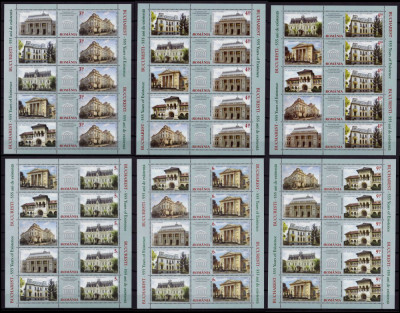 ✅RO 2014 ,LP 2040 d ,&amp;quot;Bucuresti - 555 de ani &amp;quot; -minicoli de 5 marci+5 vin. , MNH foto