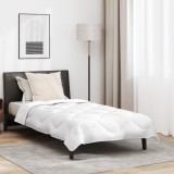 VidaXL Pilotă de vară cu pernă 2 pcs Alb 140 x 200 cm Microfibră
