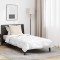 vidaXL Pilotă de vară cu pernă 2 pcs Alb 155 x 220 cm Microfibră
