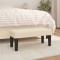 Gossi banca, crem, 70x30x30 cm, textil