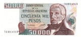 Argentina 50 000 Pesos 1979 -1983 P-307 Seria 74401634