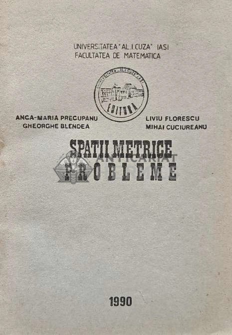 Spatii metrice probleme - 1990 - Anca-Maria Precupanu (AE23)