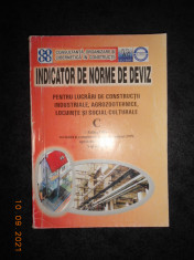 INDICATOR DE NORME DE DEVIZ PENTRU LUCRARI DE CONSTRUCTII volumul 1 (iunie 2001) foto