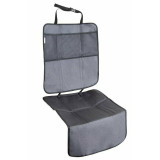 Protectie impermeabila pentru bancheta auto si spatar cu organizator 3 in 1 Savior gri, Petite&amp;Mars