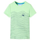 Tricou pentru copii, verde neon, 92