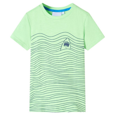 Tricou pentru copii, verde neon, 92 foto