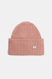 Tommy Jeans pălărie din amestec de l&acirc;nă culoarea roz, AW0AW17905