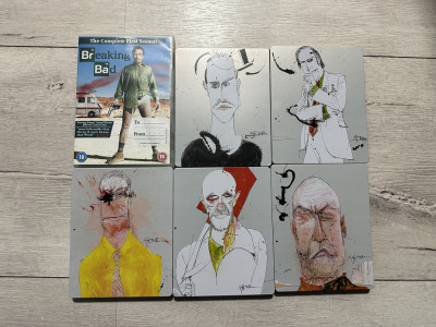 serial Breaking Bad colectia completa steelbook blu ray+dvd foto