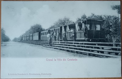Trenul la viile din Constanta (Libraria Romana D. Nicolaescu) foto