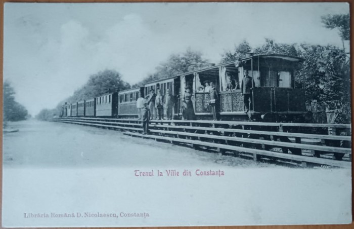 Trenul la viile din Constanta (Libraria Romana D. Nicolaescu)