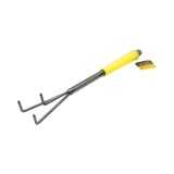 Cultivator de gradina cu 3 gheare din otel carbon 65x370 mm Crownman