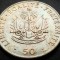 Moneda exotica 50 CENTIMES - HAITI, anul 1991 * cod 3703 D