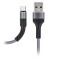 Cablu Date si Incarcare USB la MicroUSB MaXlife MXUC-01, 1 m, Gri