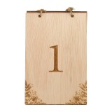 Set Numere de Masă Lemn Model Elegant &amp;quot;Agrișe&amp;quot;, de la 1 la 20, Nuntă, Botez, Evenimente Speciale