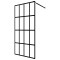 Paravan dus walk-in, 140x195 cm, sticla securizata transparenta