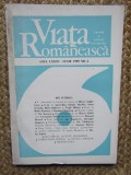 Viata Romaneasca Nr.: 6 ANUL LXXXV /1990