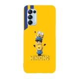 Husa compatibila cu Oppo A73, Viceversa, model Kevin and Bob Minions, Silicon, TPU, Transparent, Carcasa