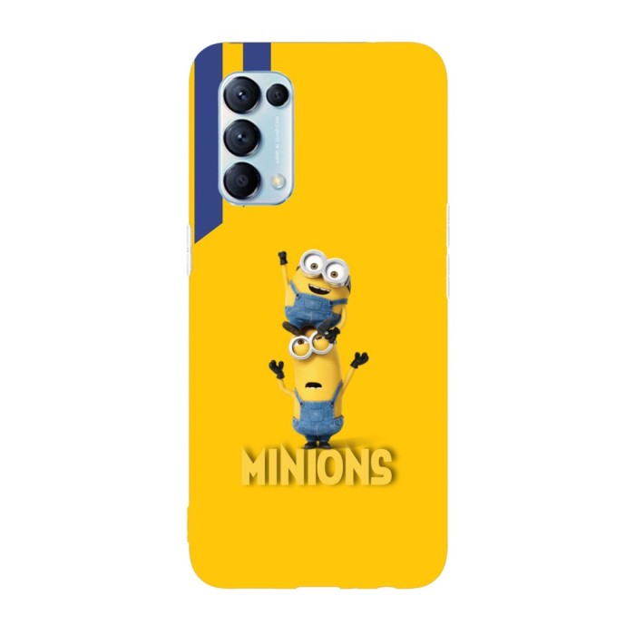 Husa compatibila cu Oppo A76, Viceversa, model Kevin and Bob Minions, Silicon, TPU