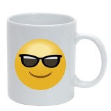 Cana alba personalizata Emoji ,30, INOVATIX&reg;. 330ml