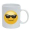 Cana alba personalizata Emoji ,30, INOVATIX&reg;. 330ml