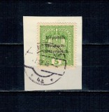 Austria 1918 - Emisiune locala Knittelfeld, supratipar, 5h, stampilat, pe decupaj
