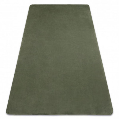 Covor lavabil modern POSH shaggy verde, pluș anti-alunecare, 80x150 cm foto