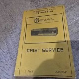 Caiet Service radioreceptorul Royal S 734 T