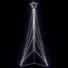 Pom de Crăciun LED 483 LED-uri Alb Rece 240 cm