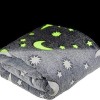 Paturica Magic Blanket pentru copii, luminoasa si pufoasa cu efect fosforescent, Oem