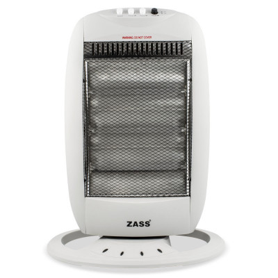 Radiator cu halogen Zass, 1200 W, 3 trepte putere, protectie in caz de rasturnare foto