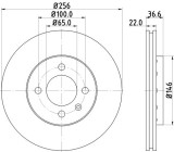 Disc frana LAND ROVER DISCOVERY IV (LA) (2009 - 2016) KRIEGER 0950004126