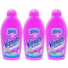 3 x Vanish covoare, Solutie/Sampon pentru curatat, 3 x 500ml