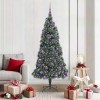 VidaXL Pom de Crăciun artificial pre-luminat cu set de bile 180 cm 3396172