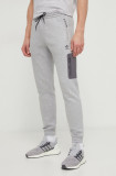 Adidas Originals pantaloni de trening culoarea gri, melanj IZ3281