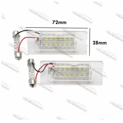 Set lampi LED numar BMW X5 E53 , X3 E83 foto