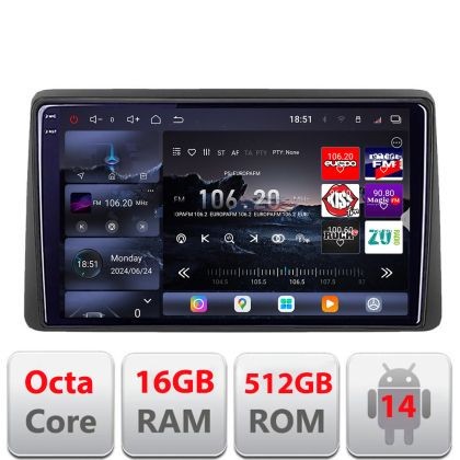 Navigatie DODGE RAM 2019- Android radio gps internet 8 core QLED 2K 16+512 360 Edotec CarStore Technology
