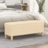 Cumpara ieftin Bancă, crem, 100x35x41 cm, textil